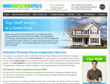 Tablet Screenshot of houseinspectionexperts.com